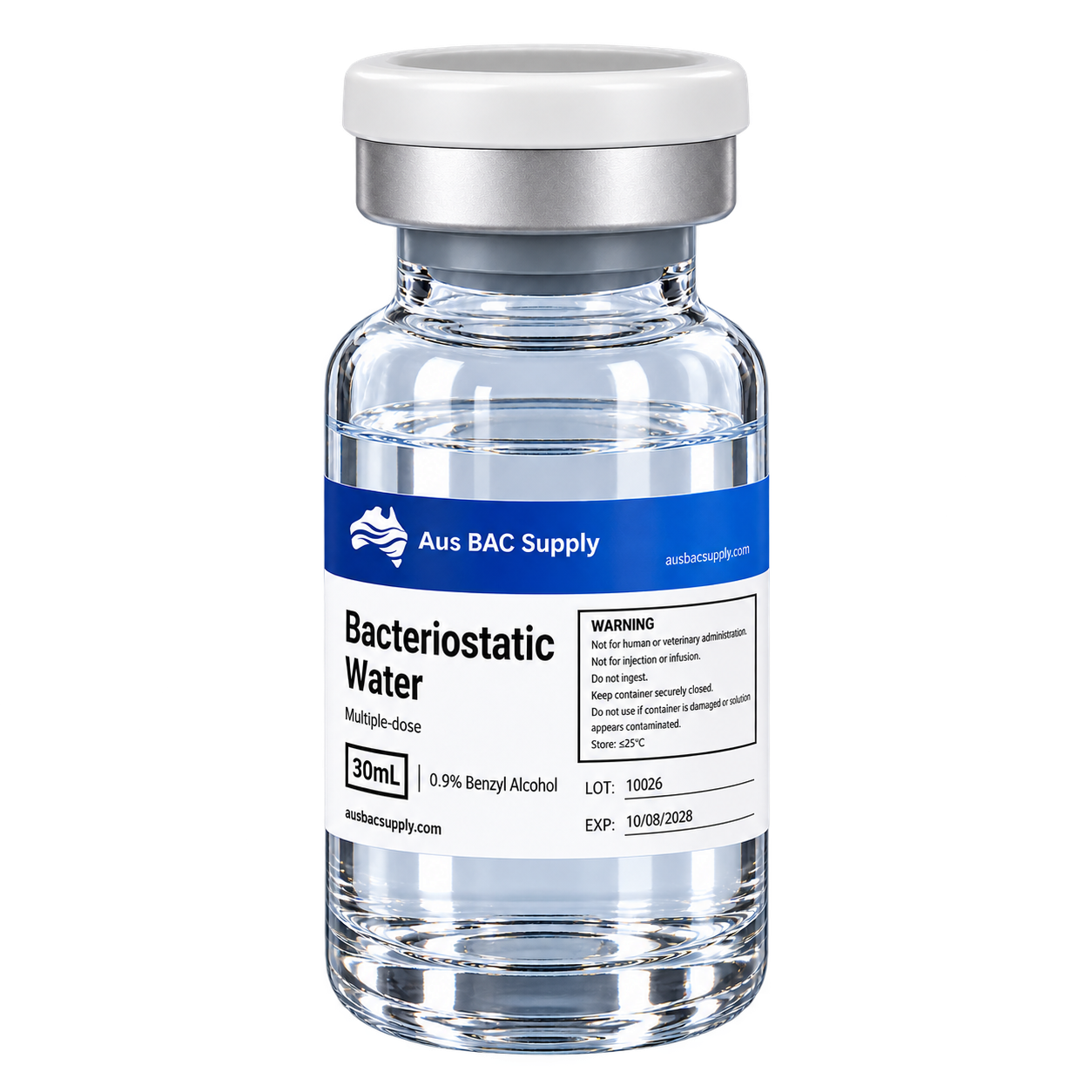 Aus BAC Supply Bacteriostatic Water