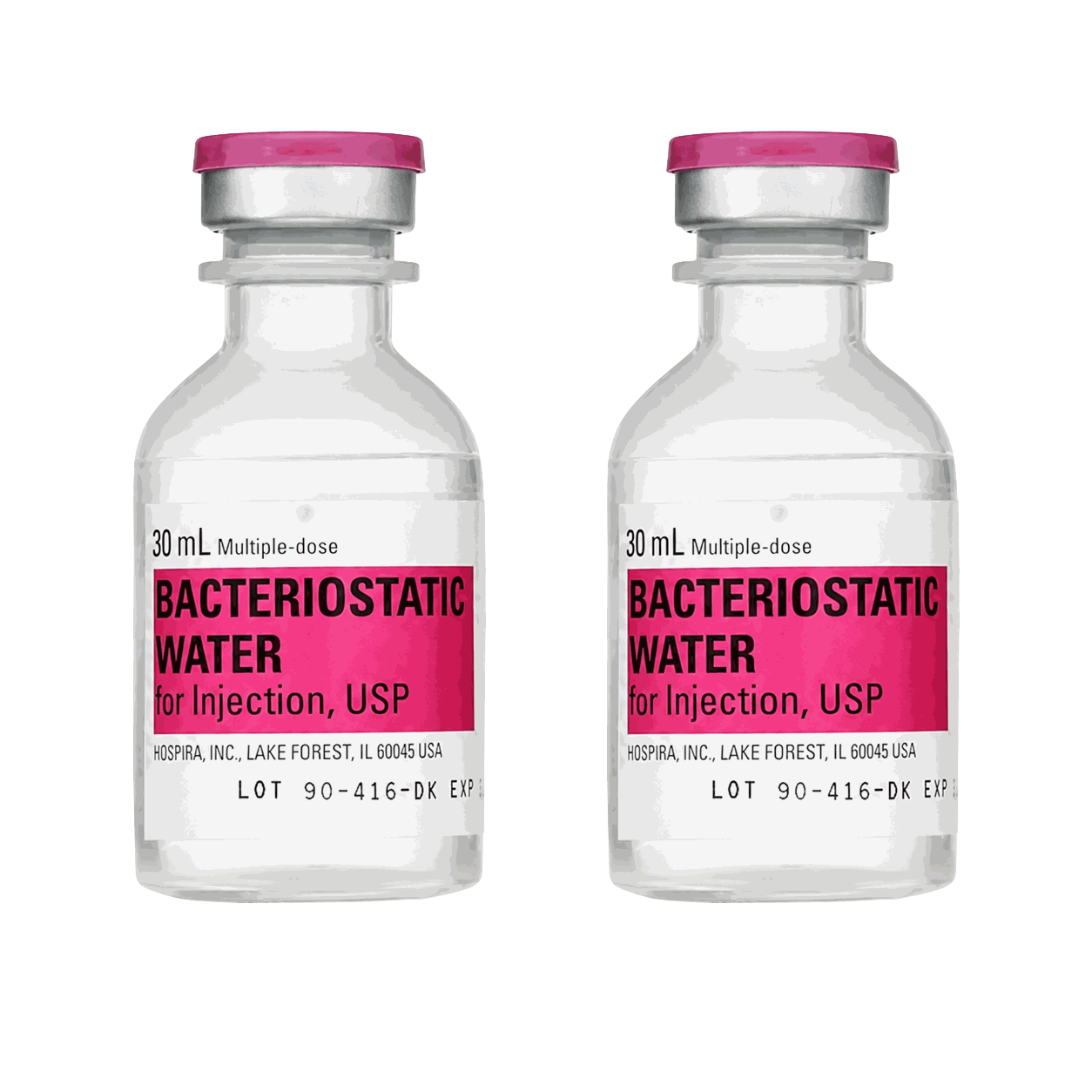 2 × 30 mL Bacteriostatic (BAC) Water
