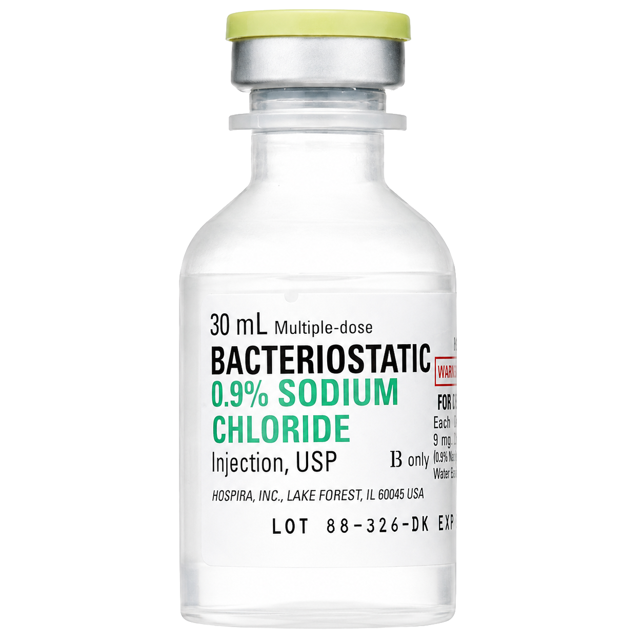 Aus BAC Supply Bacteriostatic Sodium Chloride Hospira