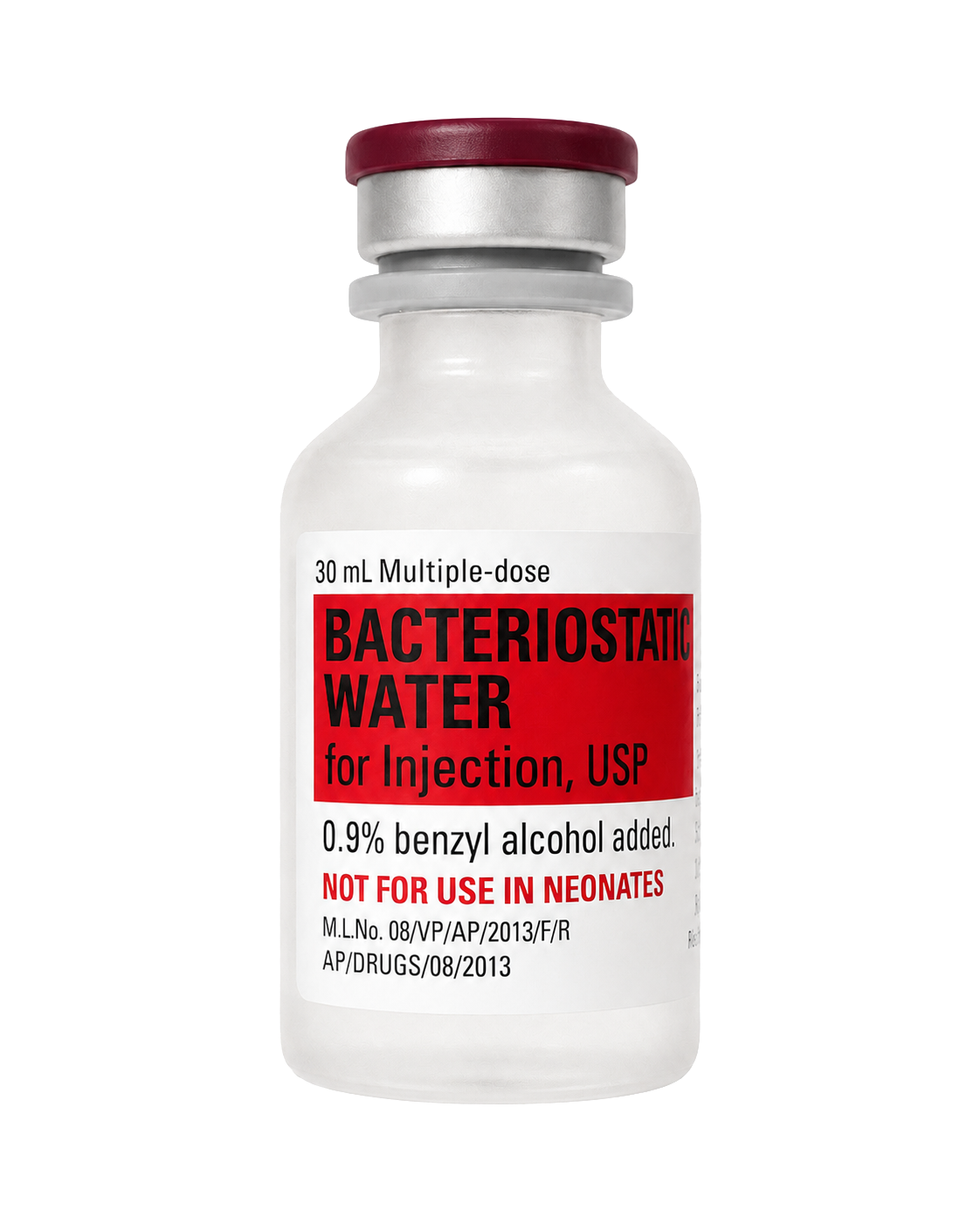 Aus BAC Supply sterile vial