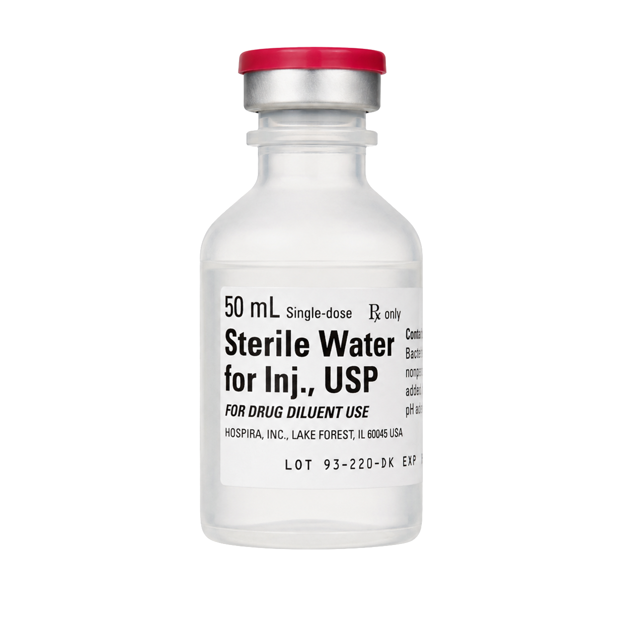 Aus BAC Supply Sterile Water Hospira